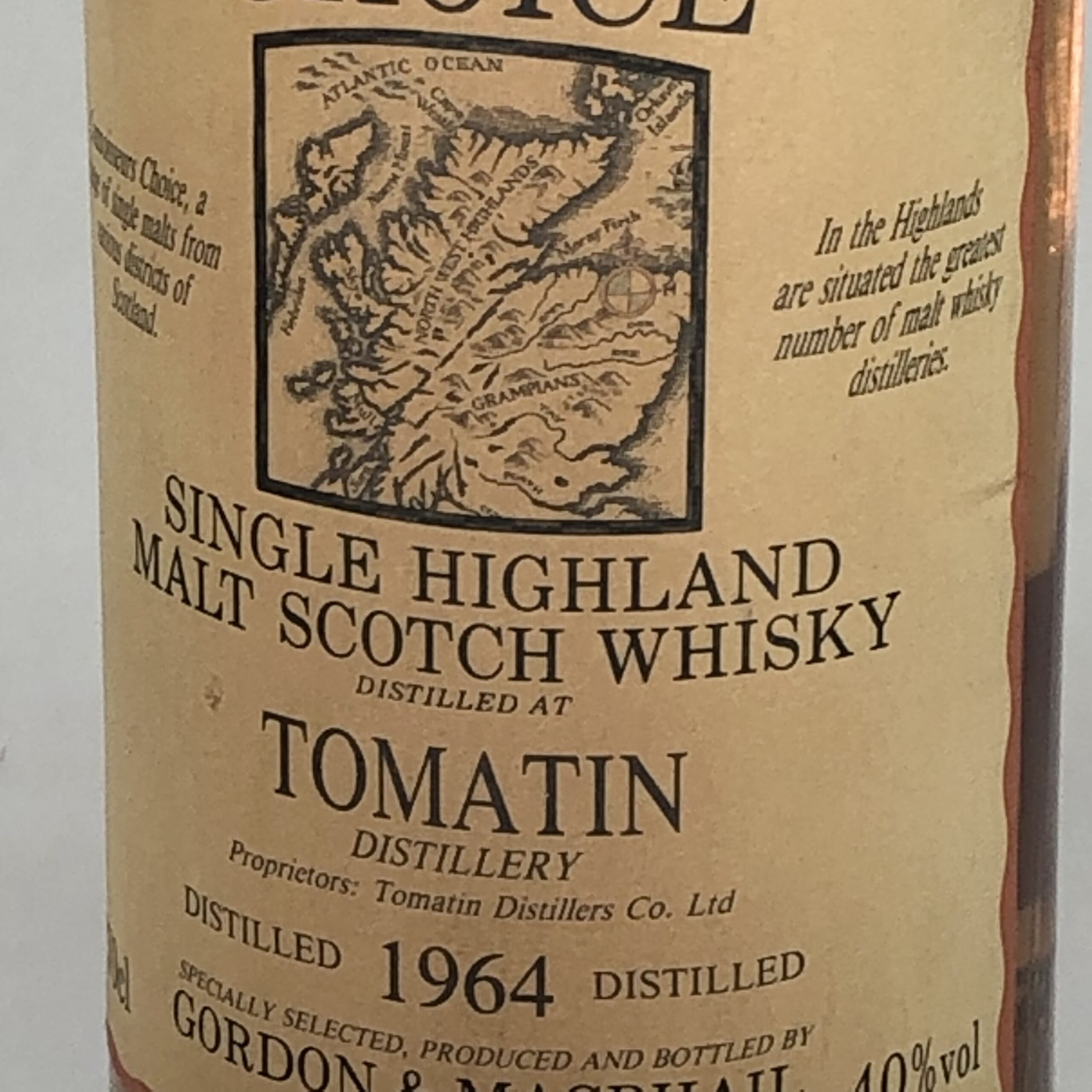 トマーティン30年1964 - オールド ビンテージ ウイスキー専門店  