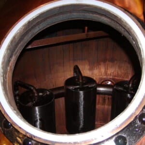 山崎蒸溜所スチル内部